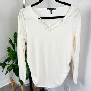 Derek Heart | Maternity Essential Long Sleeve Shirt